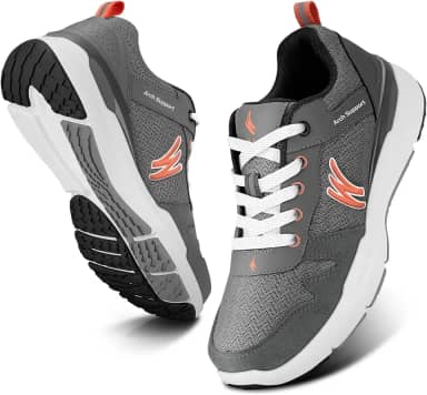 Tênis feminino de caminhada, suporte de arco, ortopédico feminino para fascite plantar, tênis moderno antiderrapante com absorção de choque