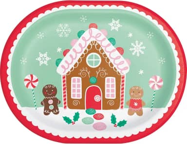 Travessas ovais Holiday Sweets, 8 unidades