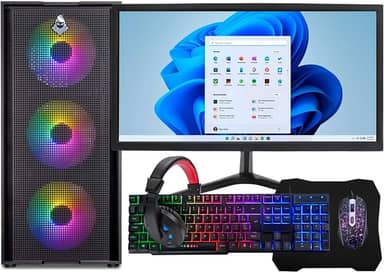 PC Gamer Completo Intel Core I7 3.4GHz 16GB DDR3 SSD 480GB Monitor 19" Kit Gamer - Escolha a placa de vídeo Na falta da Rx 550, será enviado a GTX 750 de 4gb, que é 15% superior a RX 550