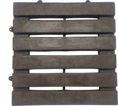 Genérico Deck Plástico Reciclado Modulado Ecológico Externo Resistente para Box E Área Piscinas, Jardim 30x30