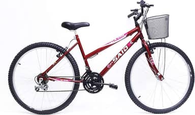 Bicicleta Aro 26 Feminina De Passeio 18 Marchas Saidx