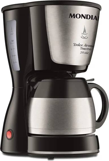 MONDIAL Cafeteira Elétrica Dolce Arome Thermo, Preto, 800W, 110V - C-33 JT 24X