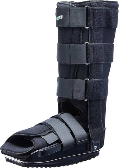 Bota Imobilizadora Para Tornozelo Longa Grande, Dilepé, Preto