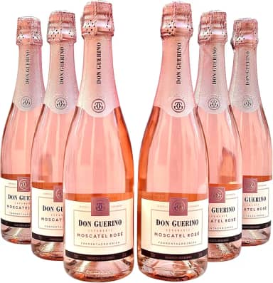 Espumante Don Guerino Brut Rosé Moscatel | Kit Com 6 Garrafas | Oferta