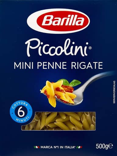 Barilla Macarrão Grano Duro Mini Penne 500G