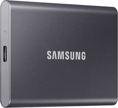 SSD Externo Samsung T7 1TB (USB 3.2, Leitura até 1050MB/s e Gravação até 1000MB/s)