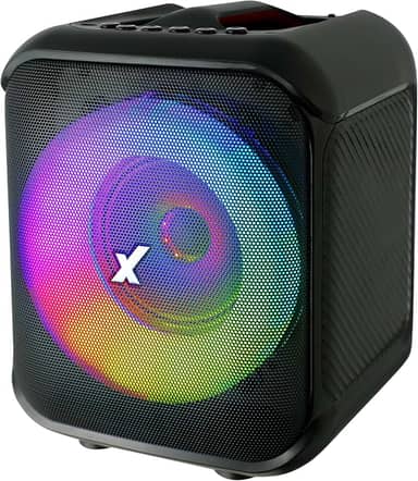 Amvox Caixa de Som Amplificada ACA 150 POP – 150W RMS, Bluetooth, Iluminação LED, Rádio FM, Entrada USB/TF, Bateria de até 4h