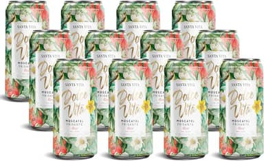 Vinho Rose Frisante Santa Vita Moscatel Lata 269ml (12 Unidades)