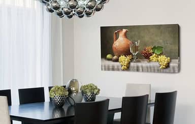 Quadro Decorativo Para Sala Frutas 55x100