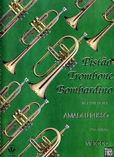 Método para Pistão, Trombone e Bombardino: Na clave de sol