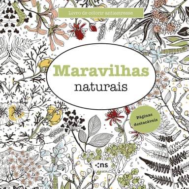 LIVRO DE COLORIR ANTIESTRESSE MARAVILHAS NATURAIS