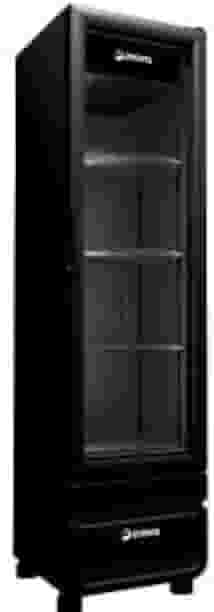 Expositor e Refrigerador Vertical VR08 Imbera - All Black Inverter 244L Porta de Vidro 0ºC a +7ºC Bivolt Automático