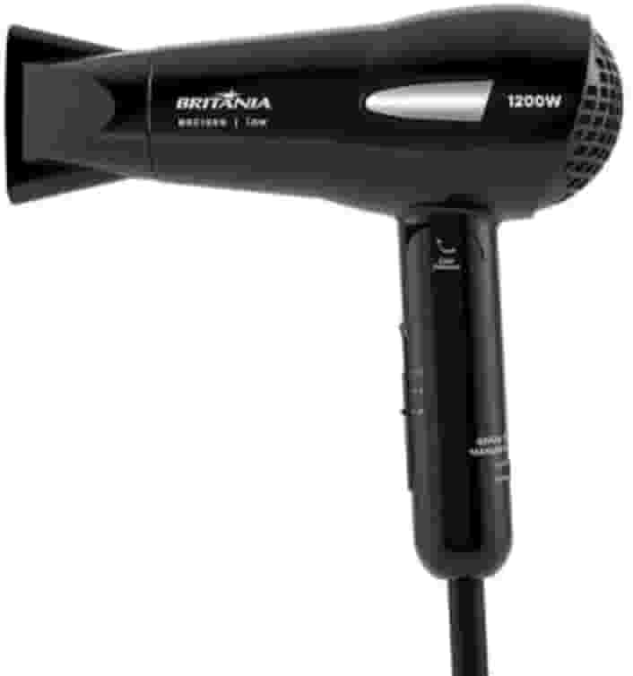 Secador de Cabelos 1200W Bivolt - Anti frizz tecnologia Tourmaline Íons