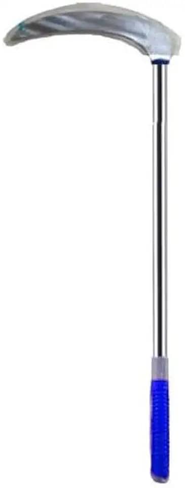 Foice Penado para Jardinagem, Lâmina de Aço 18cm, Cabo Ergonômico, 66cm de Comprimento, Verde