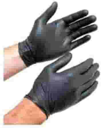 Medix Luva Nitrilica Preta Sem Pó Brasil Tamanho M - Caixa Com 100 Unidades