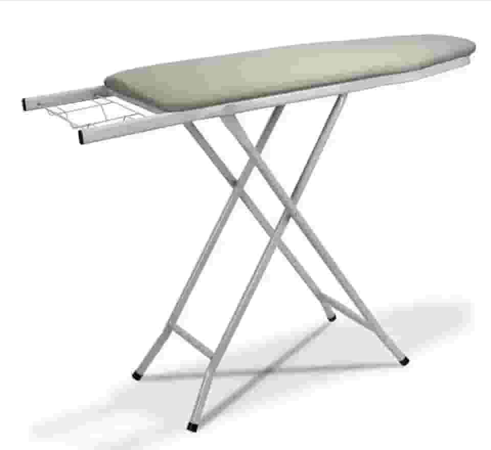 Tabua mesa de passar roupas extra forte metalizada com suporte para ferro