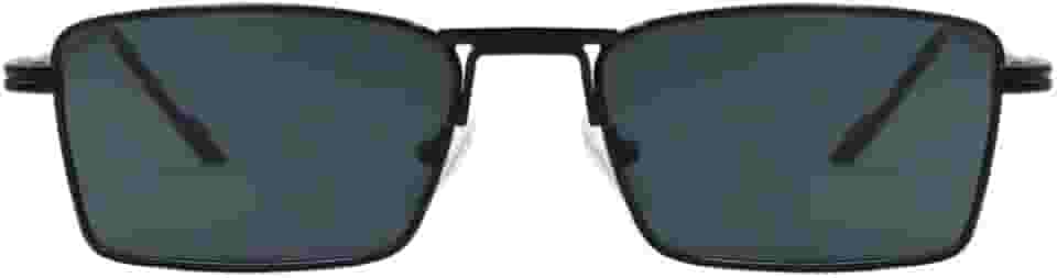 Óculos de Sol Retangular Premium Vintage Retro Metal Fino Blogueira UV400 Unisex Feminino Masculino - Modelo Lux - Cacife Brand