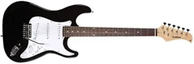 Guitarra Waldman ST111BK com 3 Captadores Single Coil 22 Trastes e Ponte Tremolo