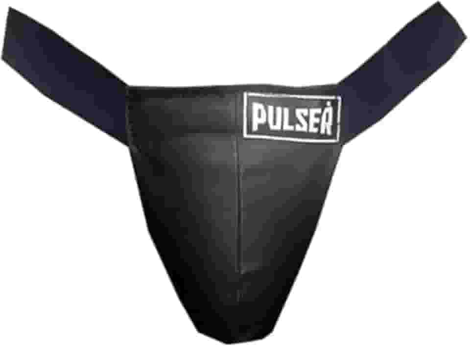Coquilha PU Protetor Genital Boxe Muay Thai Kickboxing Pulser