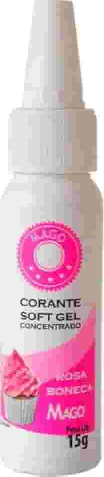 Corante Soft Gel Rosa Boneca 15g Mago