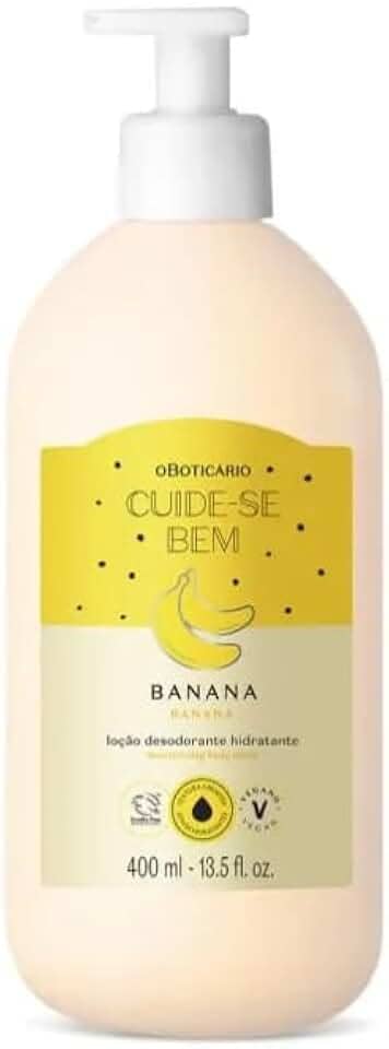 O BOTICARIO CUIDE-SE BEM BANANA HIDRATANTE CORPORAL 400ml