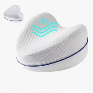 Travesseiro De Joelhos E Pernas Espuma Viscoelástica Com Memória - Alívio Da Dor Ciática/Costas/Quadril/Joelhos E Pressão Na Região Lombar