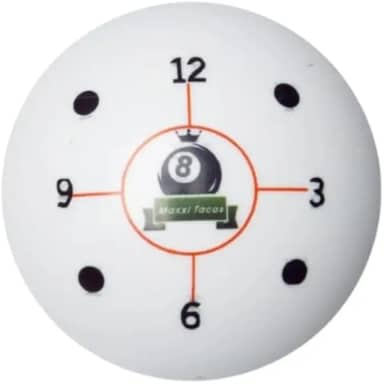 Bola de Treino Maxxi Tacos Para Sinuca e Bilhar 54mm