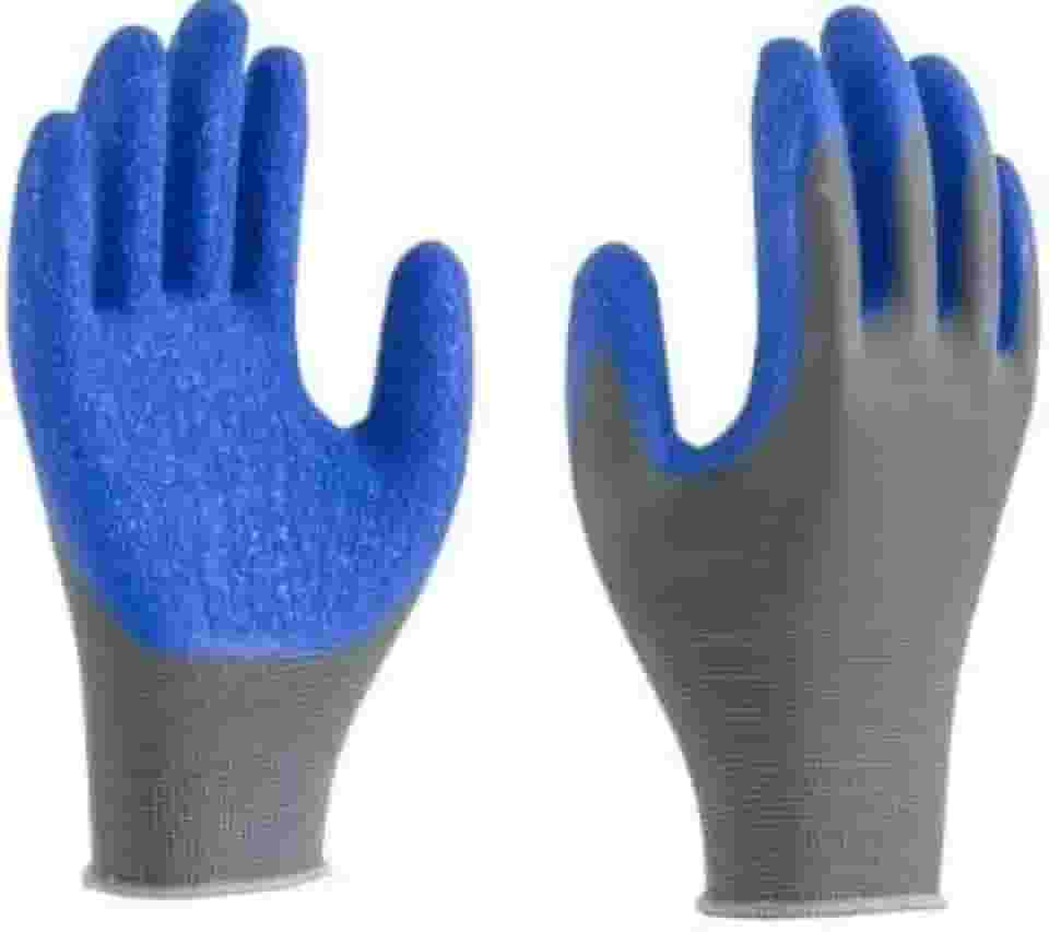 Luva de Proteção em Látex Ideal para Obras, Jardinagem e Serviços Gerais