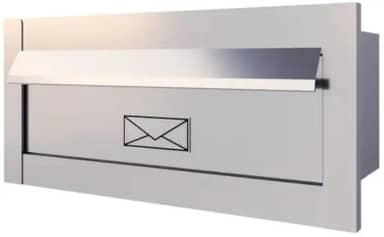 Caixinha De Correio Inox Moderna All Black 29cm (All Inox)