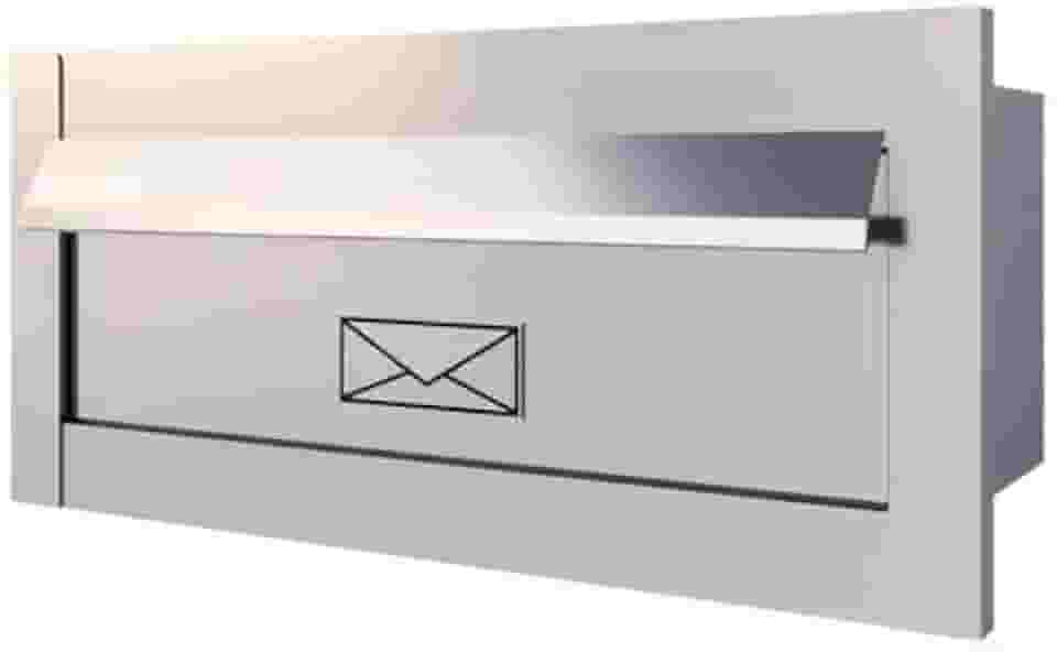 Caixinha De Correio Inox Moderna All Black 29cm (All Inox)