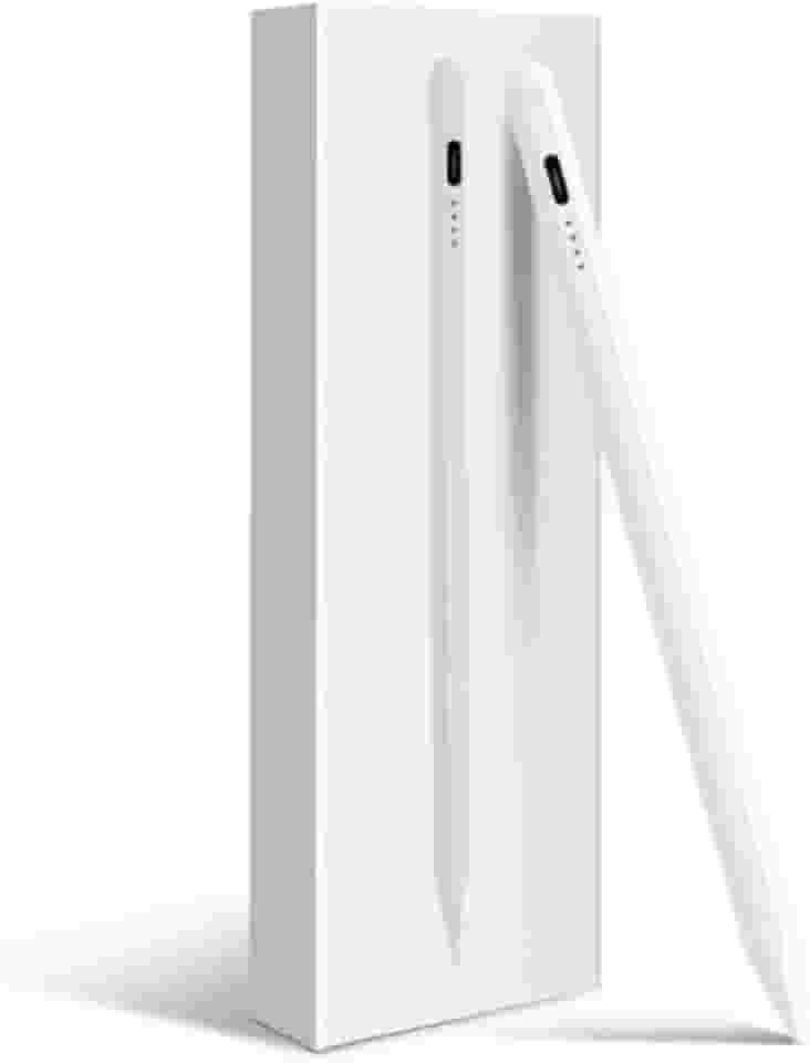 Caneta Touch Premium Universal Tablet Celular Smartphone Ponta fina removível 2 pontas extra Sincronização fácil com Android IOS — Precisão, Estilo e Sofisticação na Ponta dos Seus Dedos