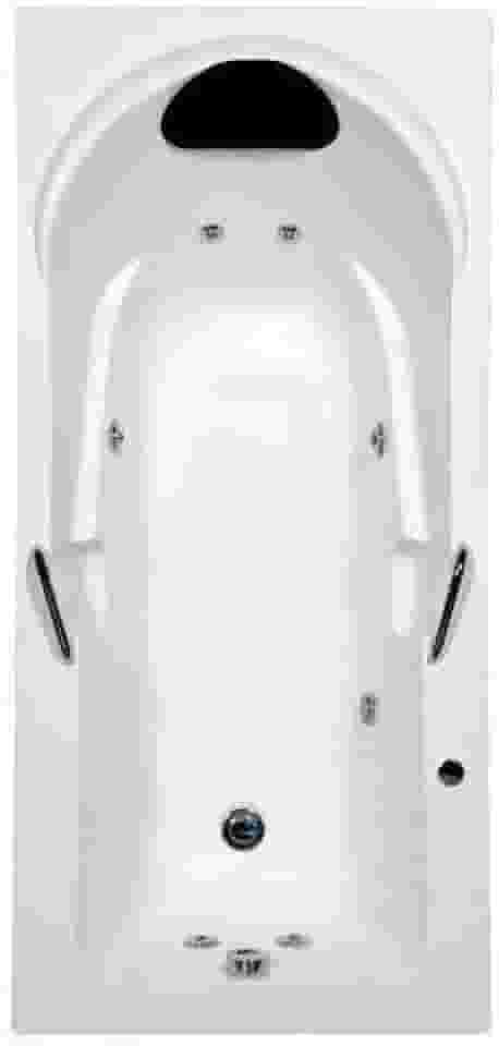 Banheira Hidromassagem Astra Capri Super Luxo 170cmx80cmx43cm - 04 Jatos Acrílico P1 Com Aquecedor 220v