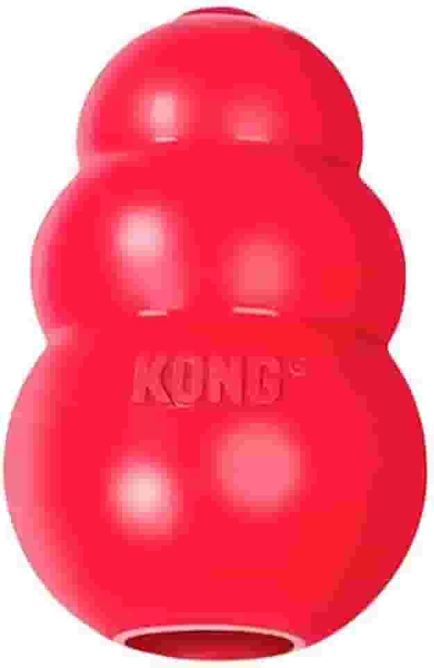 Brinquedo Recheável Kong Classic Medium M para Cães, Resistência Alta, Interativo e Durável