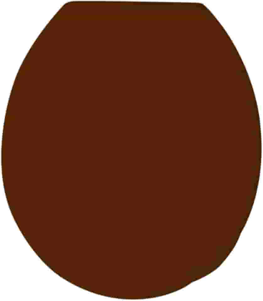 Assento Tampa para Vaso Sanitário Oval Bellart Almofadado Slim Marrom Escuro Durín