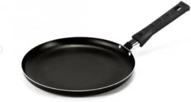 Panquequeira 22cm Antiaderente Preta Não Gruda Panqueca Tapioca Crepioca Frigideira Ônix