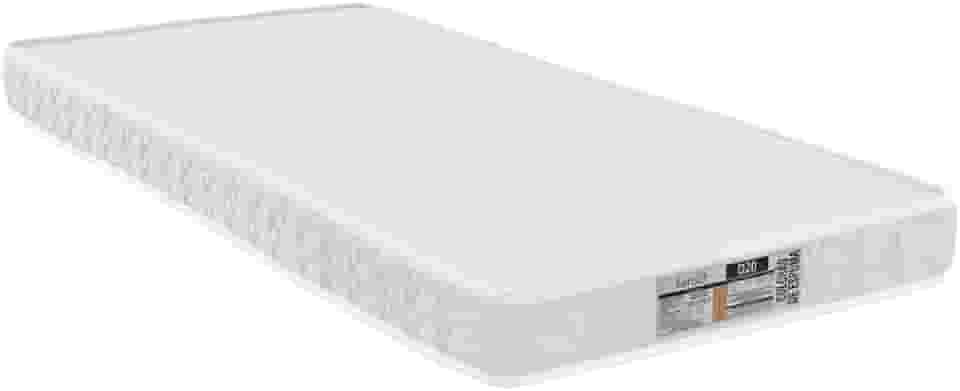 Colchão Infantil Solteiro Lino 148cm x 68cm x 10cm Premium Anti-Ácaros, Branco, Confortável