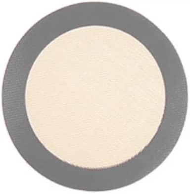 Tapete redondo de silicone para macarons e biscoitos - Forro de forno antiaderente para assar, pizza, bolo, pão (cinza)