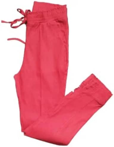 Calça jogger feminina no bengaline com bolsos na frente