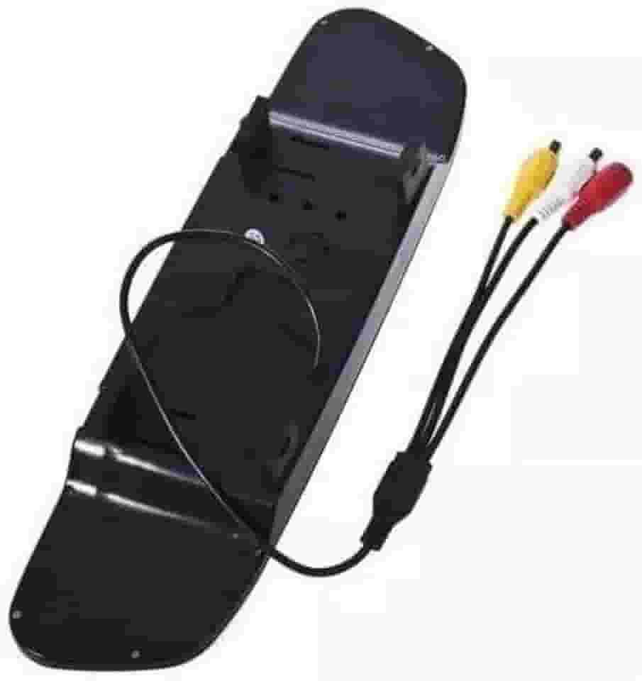 Kit Espelho Retrovisor Monitor Com Câmera De Ré Tela Lcd 4,3