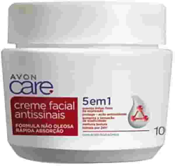 Creme Facial Antissinais 5 em 1 - Avon Care 100g