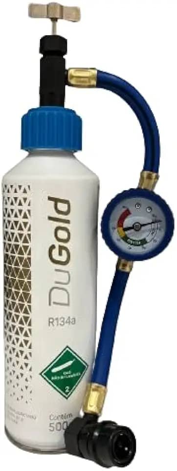 Kit Recarga De Ar Condicionado Com Aplicador Manômetro