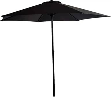 Ombrelone Life NAPPEDAM F250 Cinza Escuro – Guarda-Sol Grande para Jardim, Piscina, Varanda e Área Externa com Haste e Manivela