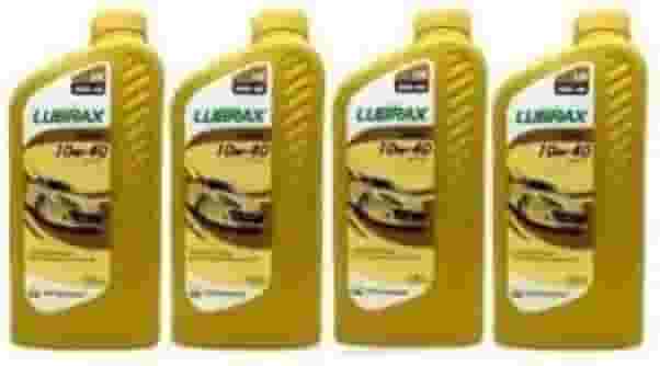 Kit Com 4 Litros Óleo de Motor Sae 10W-40 Lubrax Tecno Api Sn Semissintetico Compatível Com Varios Motores