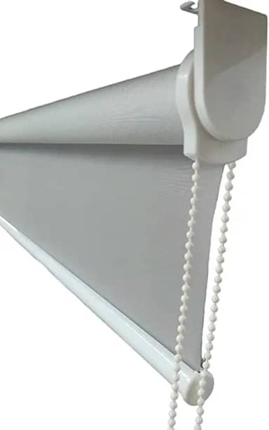 Cortina Persiana Rolo Blackoute 1,20 Larg x 1,20 Alt Veda Luz (Cinza)