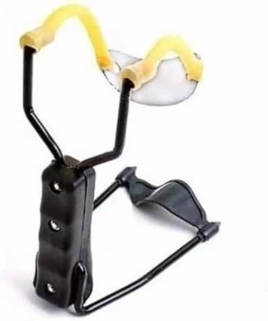 ATIRADEIRA ESTILINGUE PROFISSIONAL COM APOIO PRETO