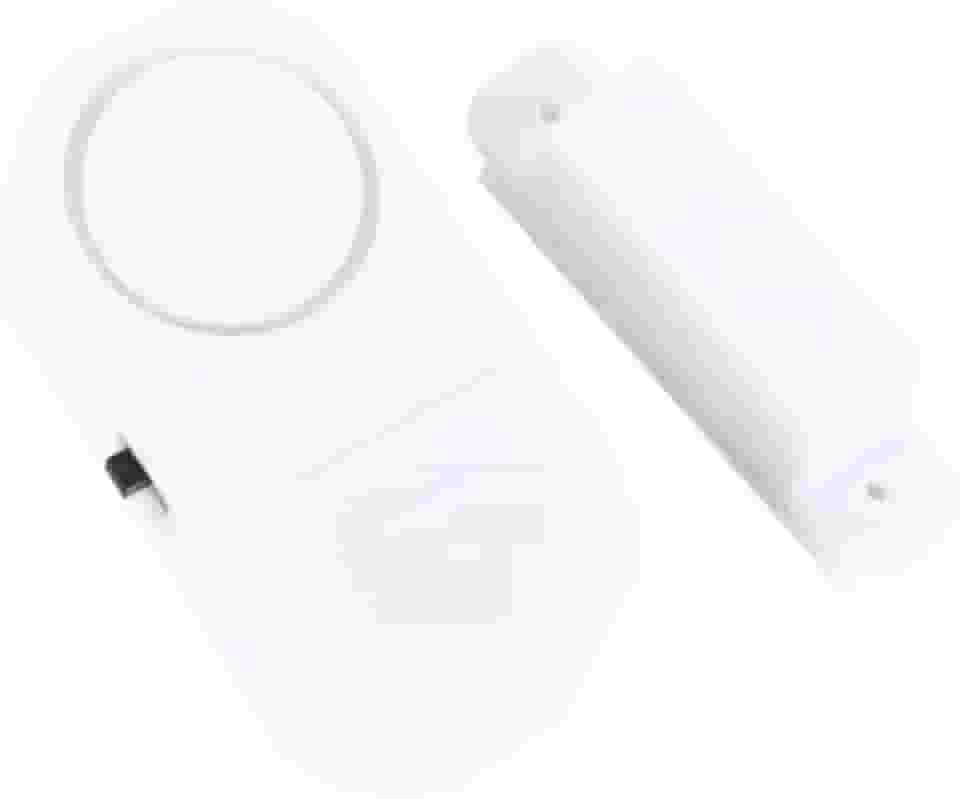 Alarme Magnético Sem Fio Sensor de Intrusão para Porta e Janela 90dB Instalação Fácil Residencial e Comercial