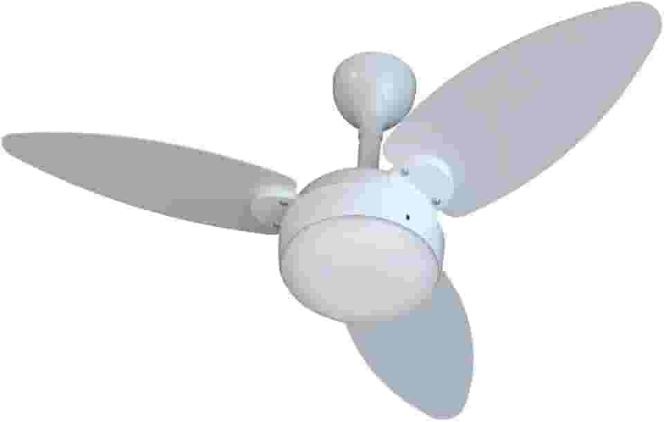 Ventilador de Teto Inverter Ventisol Elluz Branco/Cinza C/2 Lâmpadas Inclusas - Bivolt