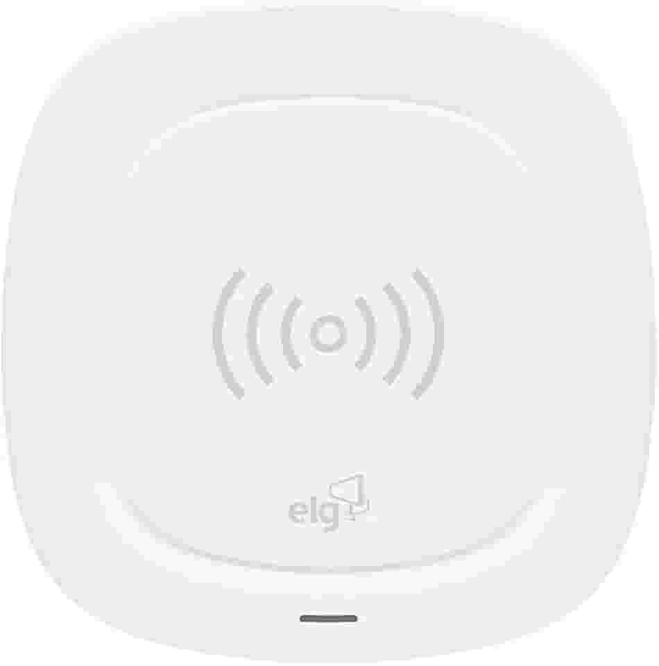 Carregador Wireless De Mesa Para Celular - Tecnologia Qi - Branco - Wq1Wh - Elg, Elg, Wq1Wh, Branco