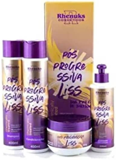 Kit Tratamento Capilar Profissional Pós Progressiva Liss - Kit Manutenção Rhenuks