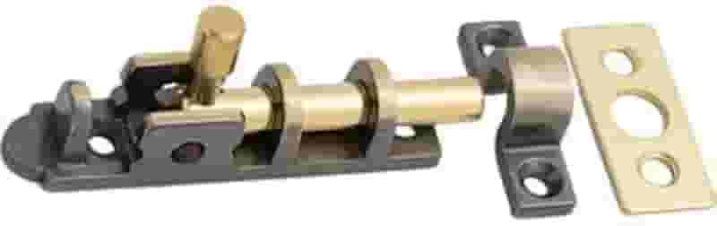 Trinco Ferrolho Fecho Para Porta E Janela 9cm Oxidado Reforçado - União Mundial